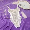 NXY Sexy Setsexy Lace Underkläder Bodysuit Hot Erotic Kostymer Kvinnors Underkläder Broderi Hollow Out Nightwear Kvinna Frestelse Sex Kläder 1127