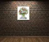 Witte en rode roos handgemaakte cross -stitch ambachtelijke gereedschappen borduurwerk nowork sets geteld afdrukken op canvas dmc 14ct /11ct