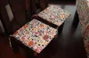 Poduszka/poduszka dekoracyjna Wydrukowana bawełniana poduszka do domu Tekstylne kwieciste obrusy i krzesła Zestaw