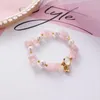 XiaoboACC – Bracelet à brins de perles pour femmes, mode coréenne, coquille irrégulière, perle de cristal, vente en gros, Fawn22