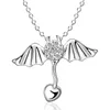 crystal wing necklace