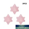 3Pcs Natural Quartz Crystal Stone Merkaba Star Carved Point Healing Home Decoration Crafts Ornaments