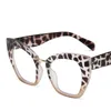 النظارات الشمسية النساء مكافحة الأزرق إطار نظارات القط العين النظارات البصريات الفاخرة وصفة طبية إطارات ليوبارد نظارات