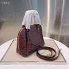 Le designer 2021 conçoit un sac à bandoulière pour femme motif crocodile en différentes couleurs