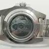 Relojes de pulsera 40 mm / esfera de color gris estéril Cerámica Bisel Relojes para hombre de cristal de zafiro Fecha luminosa 24 Joyas Japón NH35 Movimiento automático