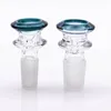 14mm 18mm Glass hookahs Color Mix Male Bowl Piece For Water Pipe Dab Rig Smoking Bowls