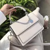 Bolsa de mão luxo bolsa senhoras sling crossbody bolsas de ombro branco bolsas mulheres bonitinho cadeia de malha cruz corpo