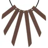 Collana con ciondolo in silicone Set di 6 perline rettangolari di diverse dimensioni per regalo di gioielli da donna e ragazza Nuovo stile
