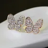 Kolczyki Naszyjnik Sprzedaży Przyjazd Kobiet Biżuteria Ustawia Elegancki Słodki Uroczy Butterfly Bransoletka Pierścień