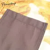 Yitimuceng Drukuj Vintage Bluzki Kobiety Przycisk Koszule Luźne Wiosna Moda Koreański Ubrania Z Długim Rękawem Casual Topy 210601