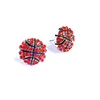 8 Colors Sports Softball Stud Earrings Party Supplies Crystal Rhinestone Basketball Baseball Rugby Softballs Earring For Women Jewelry