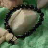 Bracelet à brins de perles 8MM, pierre naturelle pour hommes, magnifique obsidienne dorée semi-précieuse de guérison pour femmes, bijoux Fawn22
