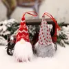 Merry Christmas dekoracje szwedzki Święty Faceless Gnome Plush Doll ozdoby Handmade Elf Toy Dom Party Decor prezent