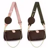 Designer Women's handbags bags 3 pieces/set of mens wallet flower crossbody bag ladies purses