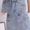Летняя кисточка джинсовые сорты женщин Gilrs Teen юбка повседневная высокая талия A-Line мини джинсы ROPA Mujer B03111B 210421