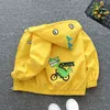 Autumn Waterproof Coat For Girl Baby Trench Kids Girls Jacket Infant Boys Child Fashion Clothes Hooded Outerwear 1-6 Y 211204