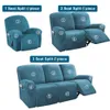 Stretch 1-2-3 Seater All-inclusive Elastic Recliner Sofas Cover Non-slip Convertible Reclining Relax Armchair Sofa Cover 211025