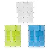 Storage Drawers 12 Lattice DIY Assembled Wardrobe Simple Hanging Clothes Cabinet Baby Home Furniture