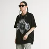 T-shirts pour hommes LACIBLE Tees Hip Hop Harajuku Bandana Paisley Pattern Print T-shirts Loose Streetwear Mode Casual Tops à manches courtes Unisexe