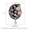 Broches, broches cristal strass perle rétro broche larme femme broche pour mariage fête bijoux accessoires en gros