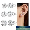 bamoer 3 Pairs Stud Earrings Set 925 Sterling Silver Stone CZ Minimalist Dazzling Fashion Earrings 4mm 5mm 6mm Diameter BSE166 Factory price expert design Quality