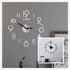 Reloj de pared acrílico, reloj de pared con espejo DIY, arte acrílico 3D, pegatina de espejo, decoración para el hogar y la Oficina, regalo único RRD7045