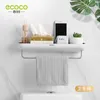 Ecoco Lijm Badkamer Plank Organizer Wandmontage Shampoo Kruiden Douche Opslag Rack Houder Badkamer Accessoires 210811