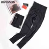 Bivigaos Body Shaperフラワー脂肪燃焼睡眠パンツ高弾性スポーツフィットネスレギンス黒整形プッシュアップ211108