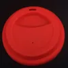 Reusable 9cm Silicone Cup Lids Creative Mug Cover Food Grade Tea Coffee Lid Anti-dust Airtight Seal 12oz/16oz KK0045HY