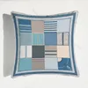 Niebieski miękki dekoracyjny poduszki kwiat wzoru poduszki mody prostota dla zwierząt poduszki drukowane obejmuje luksusowe nowoczesne poduszki