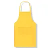 Adult Aprons Pocket Craft Cooking Baking Apron Adults Art Painting Solid Colors Kitchen Dining Bib Customizable Apro SN2359