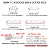 Chair Covers 1/2/3/4 Seater Plush Velvet Sofa Cover For Living Room Elastic Corner Couch Sectional Slipcover Chaise Lounge