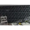 Art3d 50x50cm 3d plast väggpaneler ljudisolerad svart diamant design för vardagsrum sovrum TV bakgrund (pack med 12 kakel 32 kvm)