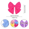 11*11 CM bébé filles couleur bonbon nœud papillon épingles à cheveux mode à la main arcs bec de canard Clip infantile chapeaux cheveux accessoires enfants cadeau