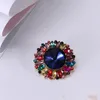 Pins Brooches Piece/piece Full Diamond Jewelry Fashion High-end Rose Brooch Flower Selling Corsage Ladies Scarf Coat Pin Seau22