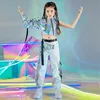 Clothing Sets Girls Technology Sense Catwalk Fashion Girl Model Jazz Dance Style Costume Hip-hop Suit Kids Clothes