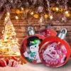 Decoração de festa PVC Brinquedos infláveis ​​Bolas de Natal Ano Presente de Natal Decorações de Hristmas para Home ao ar livre 60 cm