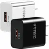 Carregamento rápido rápido 18w ue eua qc3.0 5v 3a adaptador de carregador de parede usb para iphone 15 11 12 13 14 samsung s10 s20 s23 htc f1