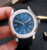 relógio de luxo homens relógios mecânicos automáticos estilo clássico 42mm completo alça de borracha de aço inoxidável alta qualidade relógios de pulso Sapphire super luminoso