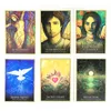Versione inglese a colori di alta qualità The Gaia oracles Cards Tarot Card Games Playing Guide for Beginners Divitation saleQITO