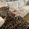 Dekens Luipaardprint Bankdeken Cheetah Fluweel Airconditioning Geschikt voor Airconditioning 301l