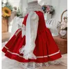 Baby Mädchen Spanisch Türkei Kleid Kinder Lolita Prinzessin Ballkleid Infant Rote Jahr Kleider Kleinkind Geburtstag Party Vestidos 210615