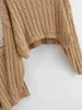 Номикума вязаные причинно-следственные женщины 2 штурма Наборы с длинным рукавом O-образным вырезом Верховный свитер + высокие талии шорты корейских плед наряды 6C758 210427