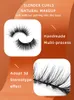 DHL 10Pairs 1 Box Eyes Health Beauty Delivery Eyleshes Natural 3D Mink Falso Maquiagem Lashes em massa Maquiagem