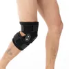 1Pair Adjustable Pressurized Knee Brace Knee Support with Side Stabilizers for Recovery Aid Patellar Tendon Arthritis Basketball Q0913