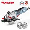 WorkPro Elektryczne Mini Piły kołowe Elektronarzędzia 750W Wielofunkcyjna piła elektryczna z TCT Blade i Diamond Blade Paling Machine 211029