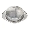 Stainless Steel Food Can Strainer Sieve Tuna Press Lid Oil Remover Drainer Can Water Filter Colander Kichen Tool