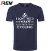 REM Ankunft Männer Sommer Mode T-shirts Biker Zyklus Gedruckt Oansatz T-shirts Männliche Kurzarm T-shirts 210722