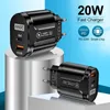 20W QC30 شحن سريع PD Type C Charger Charger Dual Port USB Charger for Cargador4307944