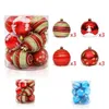Party Decoration 12sts Sparkling Christmas Ball Ornament Creative Xmas Tree Decor Hanging Supplies for Home Garden 2021